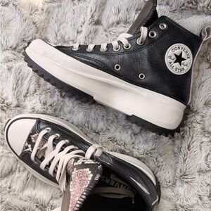 Chuck Taylor | Platform High Top Snake Skin